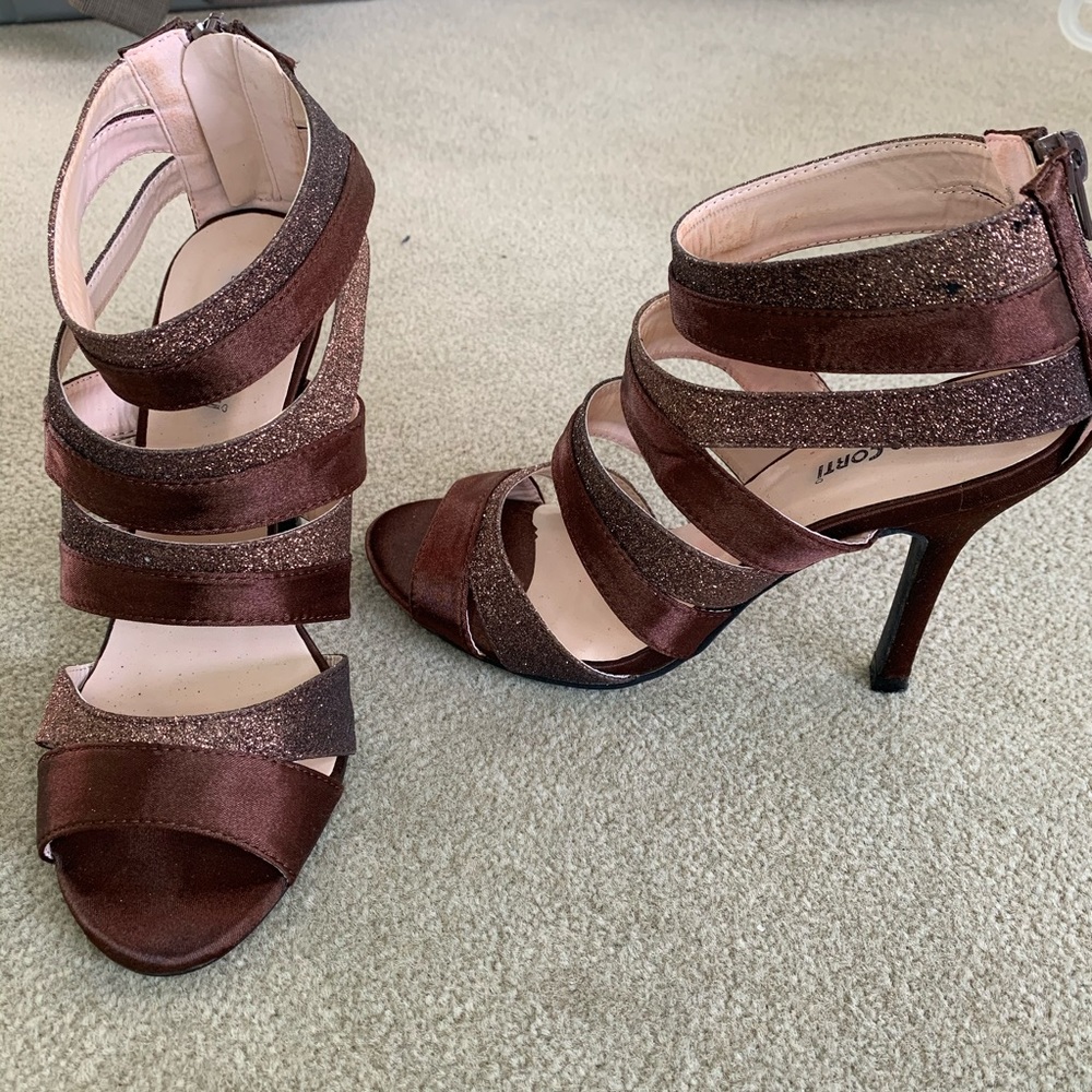 Sparkle heels! barely worn!